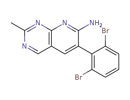 6-(2,6-dibromophenyl)-2-methylpyrido[2,3-d]-pyrimidin-7-amine