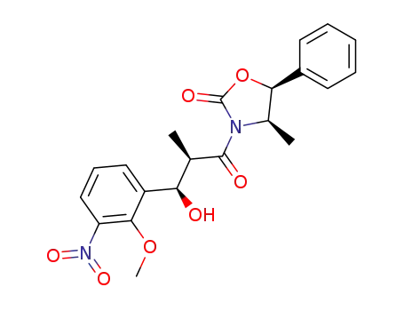 (4R,5S)-3-[(2R,3R)-3-Hydroxy-3-(2-methoxy-3-nitro-phenyl)-2-methyl-propionyl]-4-methyl-5-phenyl-oxazolidin-2-one