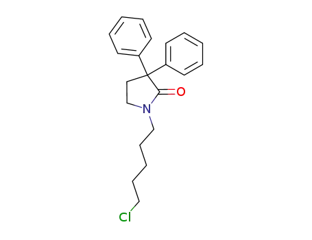 1-(5-chloro-pentyl)-3,3-diphenyl-pyrrolidin-2-one