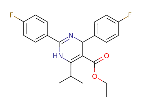 2,4-Bis-(4-fluoro-phenyl)-6-isopropyl-1,4-dihydro-pyrimidine-5-carboxylic acid ethyl ester