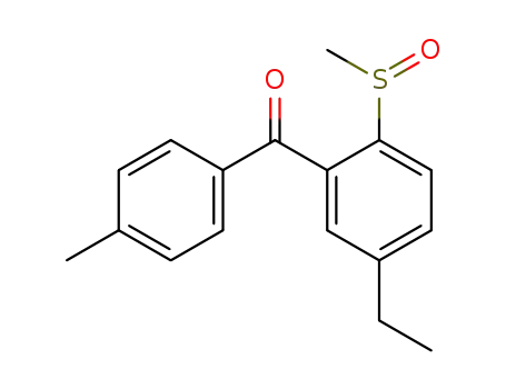 2-(methylsulfinyl)-5-ethyl-4'-methylbenzophenone