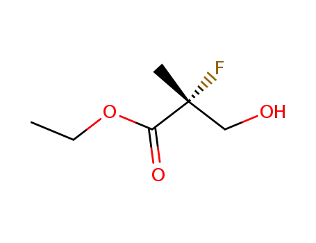 Propanoic acid, 2-fluoro-3-hydroxy-2-methyl-, ethyl ester, (R)-