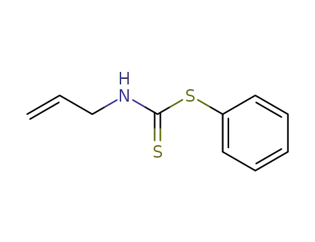 Molecular Structure of 62118-13-2 (N-Allyldithiocarbamic acid phenyl ester)