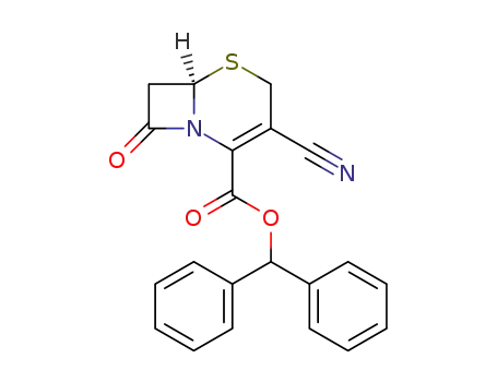 diphenylmethyl 3-cyano-3-cephem-4-carboxylate
