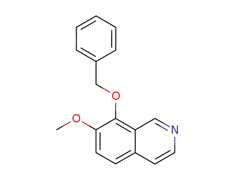 Isoquinoline, 7-methoxy-8-(phenylmethoxy)-
