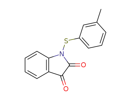 1H-Indole-2,3-dione, 1-[(3-methylphenyl)thio]-