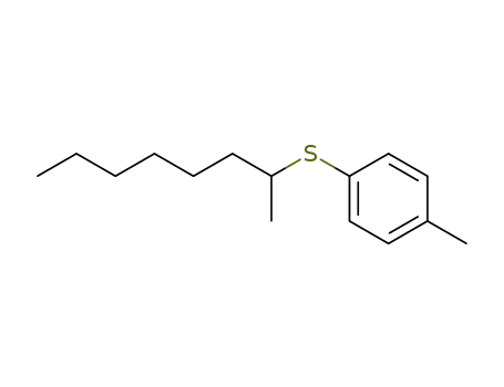 Benzene, 1-methyl-4-[(1-methylheptyl)thio]-
