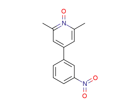 Pyridine, 2,6-dimethyl-4-(3-nitrophenyl)-, 1-oxide