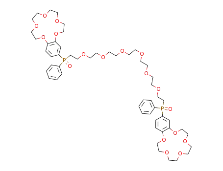 4,4'-<(3,6,9,12,15,18-hexaoxaeicosamethylene)bis(phenylphosphinylidene)>bisbenzo-15-crown-5