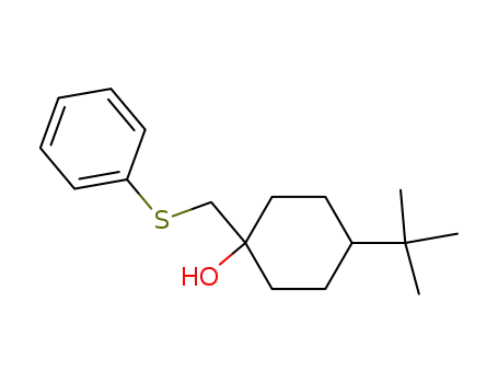 4-tert-Butyl-1-[(phenylsulfanyl)methyl]cyclohexan-1-ol