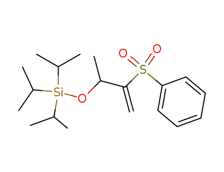 3-(phenylsulfonyl)but-3-en-2-yl triisopropylsilyl ether