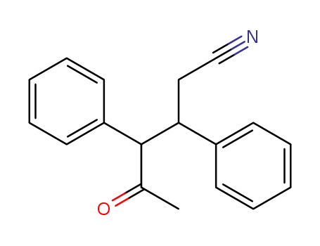 3,4-diphenyl-5-oxohexanonitrile