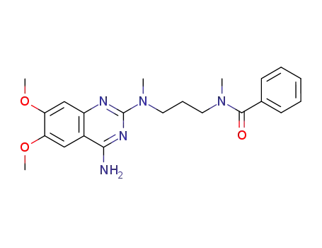 <i>N</i>-{3-[(4-amino-6,7-dimethoxy-quinazolin-2-yl)-methyl-amino]-propyl}-<i>N</i>-methyl-benzamide