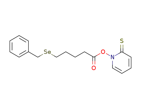 2(1H)-Pyridinethione, 1-[[1-oxo-5-[(phenylmethyl)seleno]pentyl]oxy]-