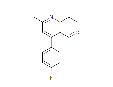 4-(4-Fluorophenyl)-6-methyl-2-(1-methylethyl)-3-pyridinecarboxaldehyde