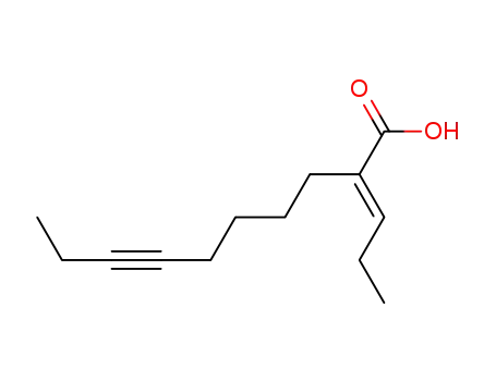 (E)-2-propylidene-7-decynoic acid