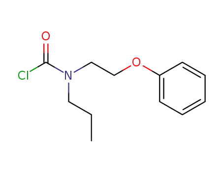 Molecular Structure of 55246-87-2 (N-2-phenoxyethyl-N-propylcarbamoyl chloride)