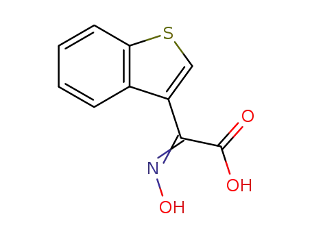 Benzo[b]thiophene-3-acetic acid, a-(hydroxyimino)-