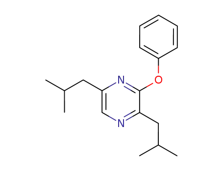 Molecular Structure of 84022-56-0 (2,5-Diisobutyl-3-phenoxy-pyrazine)