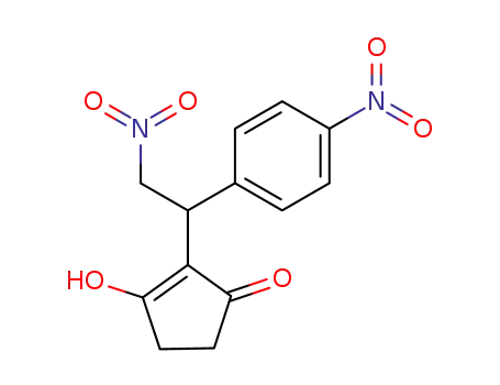 2-Cyclopenten-1-one, 3-hydroxy-2-[2-nitro-1-(4-nitrophenyl)ethyl]-