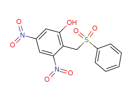 Phenol, 3,5-dinitro-2-[(phenylsulfonyl)methyl]-
