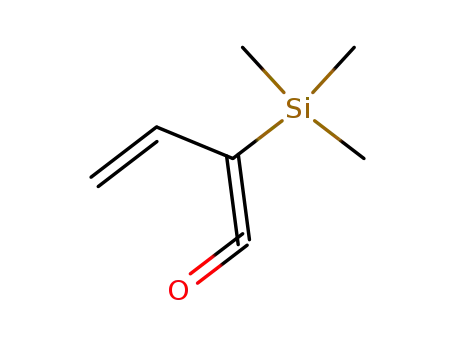Molecular Structure of 75232-81-4 (1,3-Butadien-1-one, 2-(trimethylsilyl)-)