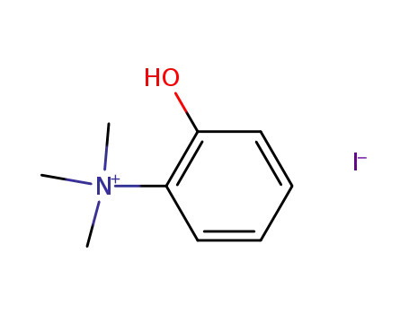 Molecular Structure of 21405-07-2 (2-hydroxy-N,N,N-trimethylanilinium iodide)
