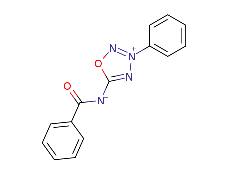 benzoyl(3-phenyl-1,2,3,4-oxatriazol-3-ium-5-yl)amide
