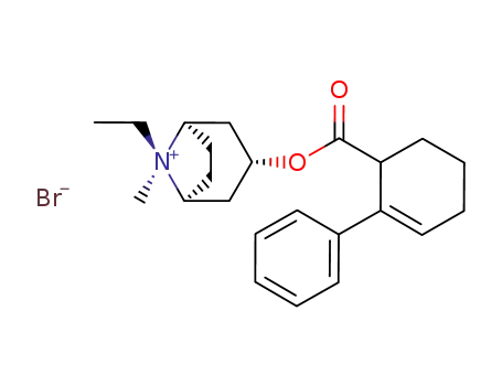 (1R,3R,5S,8R)-8-Ethyl-8-methyl-3-(2-phenyl-cyclohex-2-enecarbonyloxy)-8-azonia-bicyclo[3.2.1]octane; bromide