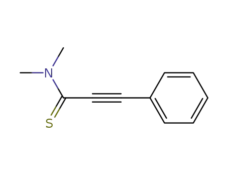 Molecular Structure of 61637-94-3 (2-Propynethioamide, N,N-dimethyl-3-phenyl-)