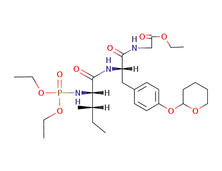 N-(diethylphosphoryl)-L-isoleucyl-O-(tetrahydro-2-pyranyl)-L-tyrosylglycine ethyl ester