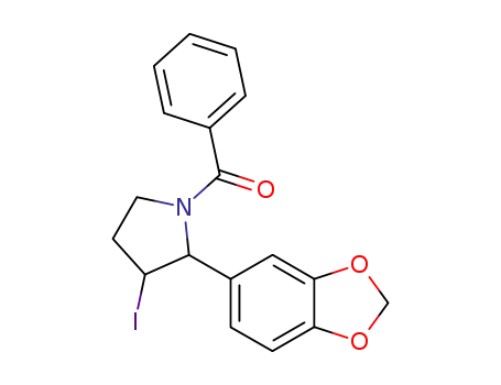 (2-Benzo[1,3]dioxol-5-yl-3-iodo-pyrrolidin-1-yl)-phenyl-methanone
