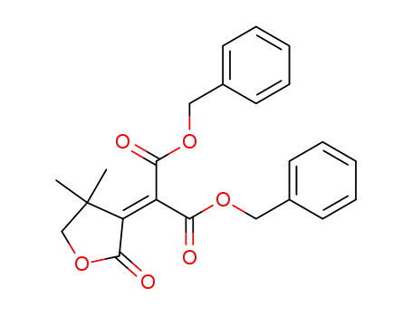 Molecular Structure of 82698-89-3 (4,4-Dimethyl-2-oxo-tetrahydrofuran-3-methylen-dicarbonsaeuredibenzylester)