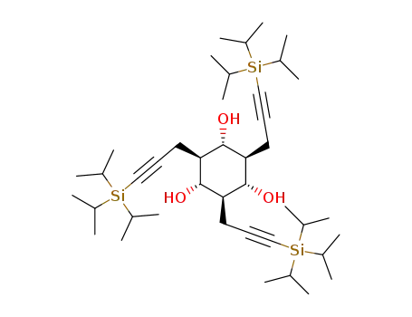 2,4,6-Tris-(3-triisopropylsilanyl-prop-2-ynyl)-cyclohexane-1,3,5-triol