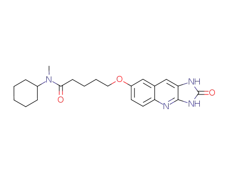 Pentanamide,
N-cyclohexyl-5-[(2,3-dihydro-2-oxo-1H-imidazo[4,5-b]quinolin-7-yl)oxy]-
N-methyl-