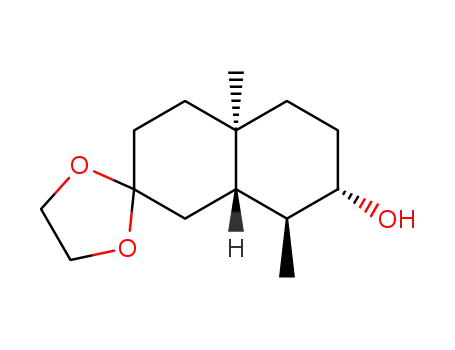 3',4',4'a,5',6',7',8',8'aα-octahydro-4'aβ,8'α-dimethylspiro-<1,3-dioxolane-2,2'(1'H)-naphthalen-7'β-ol>