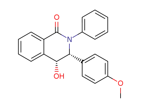 cis-4-hydroxy-3-(4-methoxyphenyl)-2-phenyl-3,4-dihydro-1(2H)-isoquinolone