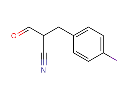 2-Formyl-3-(4-iodo-phenyl)-propionitrile