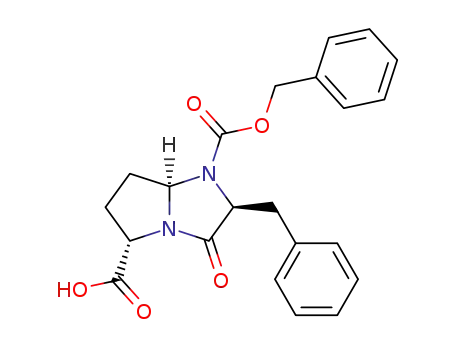(2S,5S,7aR)-2-Benzyl-3-oxo-hexahydro-pyrrolo[1,2-a]imidazole-1,5-dicarboxylic acid 1-benzyl ester