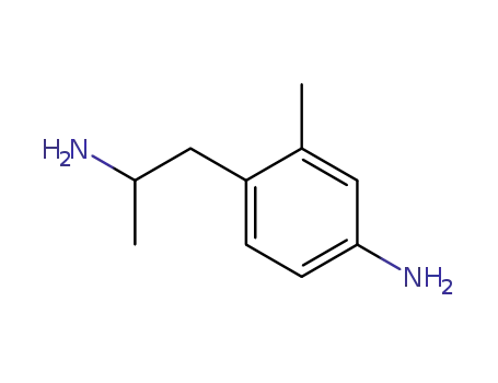 Molecular Structure of 103818-17-3 (4-(2-Amino-propyl)-3-methyl-phenylamine)
