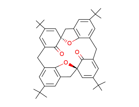 Molecular Structure of 145986-91-0 (2,8,13,19-Tetrakis(1,1-dimethylethyl)-11H,22H-4,6:6,10:15,17:17,21-tetramethanodibenzo<b,k><1,10>dioxacyclooctadecin-23,25-dione)