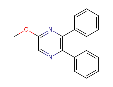 Molecular Structure of 34121-90-9 (5,6-diphenylpyrazin-2-yl methyl ether)