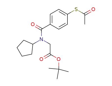 Glycine, N-[4-(acetylthio)benzoyl]-N-cyclopentyl-, 1,1-dimethylethyl ester