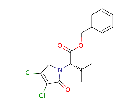 benzyl (2S)-2-(3,4-dichloro-2,5-dihydro-2-oxo-1H-pyrrol-1-yl)-3-methylbutanoate
