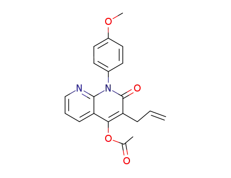 Acetic acid 3-allyl-1-(4-methoxy-phenyl)-2-oxo-1,2-dihydro-[1,8]naphthyridin-4-yl ester