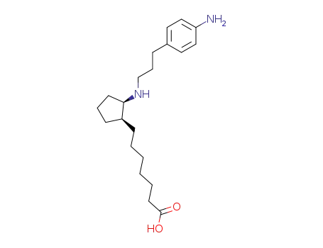 dl-12-epi-16-(4'-aminophenyl)-17,18,19,20-tetranor-13-azaprostanoic acid
