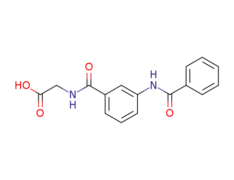 (3-Benzoylamino-benzoylamino)-acetic acid