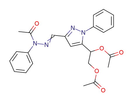 [[5-(1,2-디히드록시에틸)-1-페닐피라졸-3-일]메틸렌]페닐히드라지드 디아세테이트 아세트산