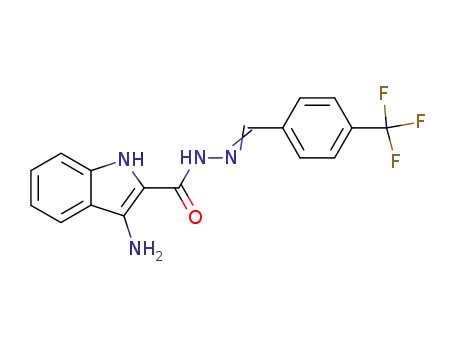 3-Amino-1H-indole-2-carboxylic acid [1-(4-trifluoromethyl-phenyl)-meth-(E)-ylidene]-hydrazide