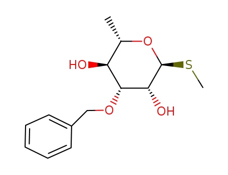 (2S,3S,4R,5R,6S)-4-Benzyloxy-2-methyl-6-methylsulfanyl-tetrahydro-pyran-3,5-diol